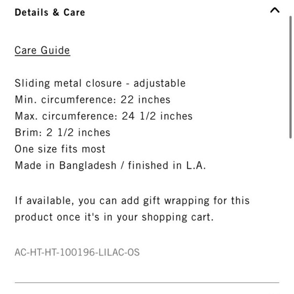 Clare V BASEBALL HAT lilac w/ Green Ciao Patch NWT - Picture 5 of 7